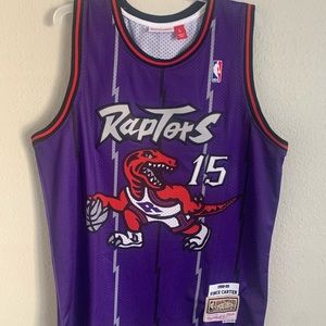 Mens Toronto Raptors Vince Carter Mitchell & Ness Purple 1998/99 Jersey
